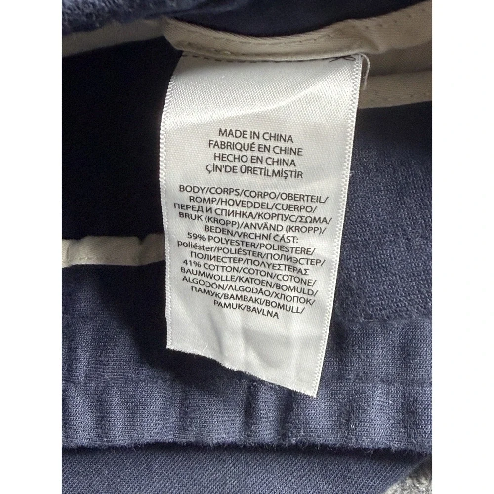 Polo Ralph Lauren Pleated Double Knit Trousers Mens 38x34 Blue Drawstring Pants